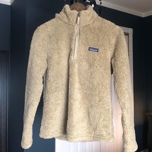 Tan Patagonia Zip Up Sweater